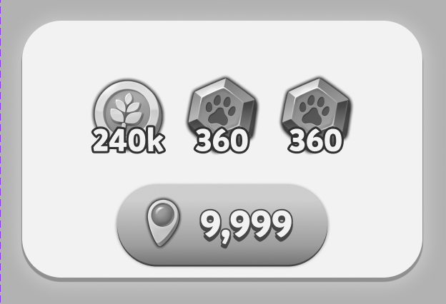 CardWide Active state, 560 x 360 px, three SKUs in a row and a CTA pill